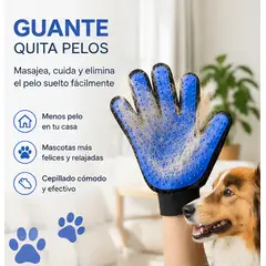 MOVI - Set de Guante Quita Pelo Para Mascotas Reutilizable Removedor De Pelusas Y Pelos