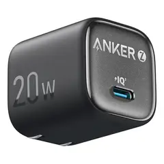 ANKER - Cargador de Pared USB-C 20W PowerIQ 3.0 ActiveShield Carga Rápida Hielo