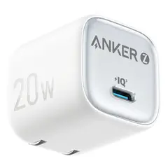ANKER - Cargador de Pared USB-C 20W PowerIQ 3.0 ActiveShield Carga Rápida Hielo