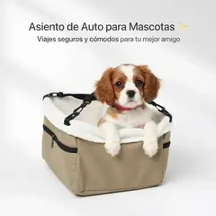 MOVI - Asiento de auto para mascotas. Mascotas felices y tranquilas en cada viaje
