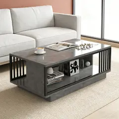 SUPERCENTER - Mesa De Centro Auxiliar Para Salón 100x50x40cm