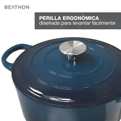 BEATHON - Olla Hierro Fundido Dutch Oven Teal Blue Kiosclub