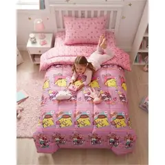 GENERICO - Pack Ropa de Cama Infantil Plumón + Juego de Sábanas Plaza y Media