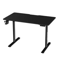 FANTECH - Escritorio Eléctrico Con Altura Ajustable, WorkStation WS311, Color Negro
