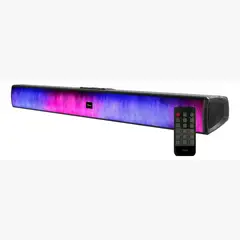 MLAB - Barra De Sonido Soundbar Tv Bluetooth 9487 Parlante Negro Usb Aux Coax
