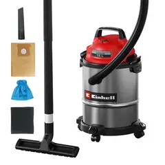 EINHELL - ASPIRADORA POLVO AGUA 900W 15L TAMBOR ACERO INOX