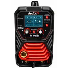 REDBO - Maquina de soldar MIG-200P pantalla LCD + Torcha con control digital