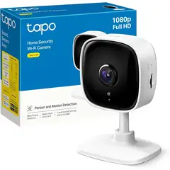 TP LINK - Smart Cámara Indoor Tp-Link Tapo Wi-Fi C100 FullHD Compatible Alexa Google