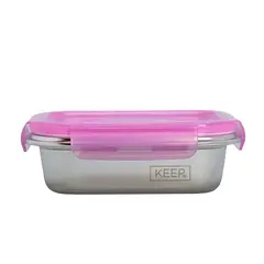 KEEP - HERMETICOS METALICOS 1300 ML Color Rosa