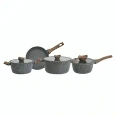 KEEP - Batería De Cocina Antiadherente 7 Piezas Rokka