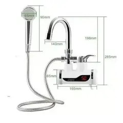 GENERICO - Llave Grifería Eléctrica Con Ducha Teléfono Para Baño