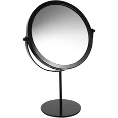 REGALITOLINDO CL - Espejo De Tocador Redondo Base Negro Metal Design