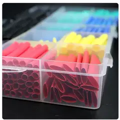 GENERICO - Kit Tubos Termoretractil 530 Piezas Colores Mixtos Varios