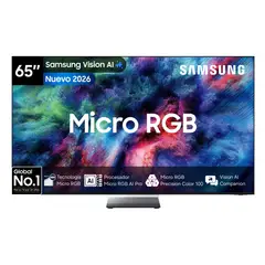 SAMSUNG - 65" Micro RGB R95H 4K Vision AI Smart TV 2026