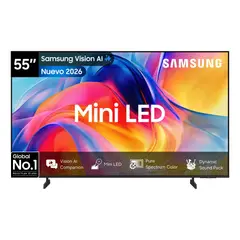 SAMSUNG - 55 Mini LED M75H 4K Vision AI Smart TV 2026