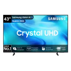 SAMSUNG - 43 Crystal UHD U8500H 4K Vision AI Smart TV 2026