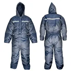 GENERICO - Buzo térmico marca Workwear, azul, clima frío