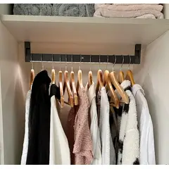 CASACHIC - Barra Closet con luz led inalámbrica integrada de 1mt,