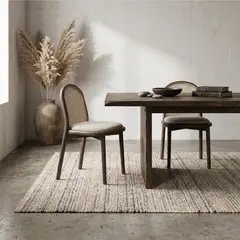 MILK - Silla Comedor Alesio Antique y Rattan