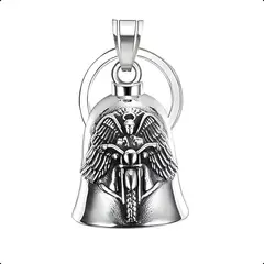 GENERICO - Campana Biker Guardian Bell Amuleto Moto Proteccion Espiritual Simbolo Buena Suerte