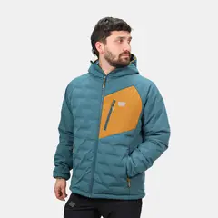 HARDWORK - Parka Insulada HW Explorer Hombre Petroleo Mostaza