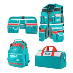 TOTAL TOOLS - Kit Bolso+ Chaleco+ Coleto+ Bolso Total Tos230912