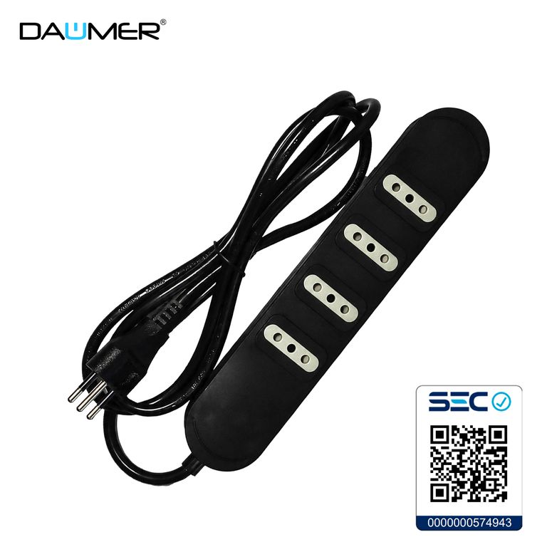ALARGADOR 4 POS. 1.5m NEGRO