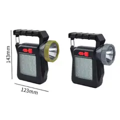 GENERICO - Linterna Solar Led Recargable Portátil Emergencia Camping Color Aleatorio