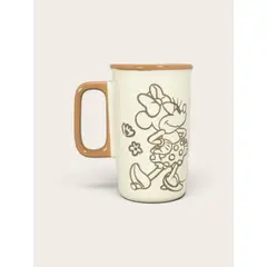 DISNEY - TAZON LATTE DE CERAMICA MINNIE MOUSE BEIGE 550 ML