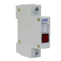 LEXO - Luz Piloto a Riel Din Roja 220VAC IP20 -