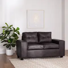 MUEBLES COTTONI - Sofá 2 cuerpos Lucca PU