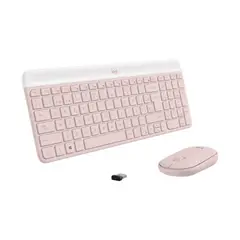 LOGITECH - Combo inalambrico MK470 Rosado Español