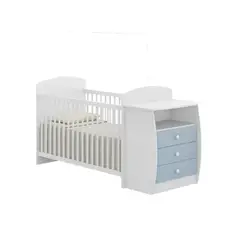 KIDSCOOL - Cuna Infantil Multifuncional Con Mudador Bambini