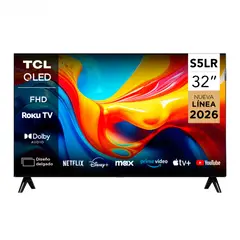 TCL - Smart TV Roku TV 32" QLED FHD S5LR