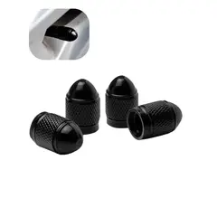 GENERICO - X4 Tapas De Aluminio Válvula De Neumático Para Autos