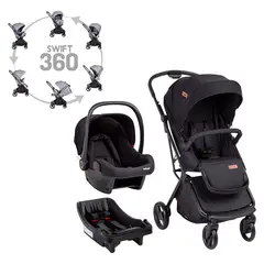BEBESIT - Coche Cuna Travel System Swift 360°