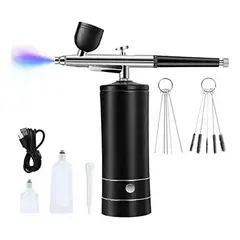 GENERICO - Aerógrafo Compresor Inalámbrico Recargable 30psi Profesional