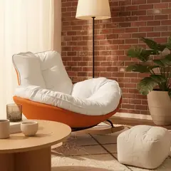 GENERICO - Sillón Mecedor De Descanso Acolchado Estilo Moderno