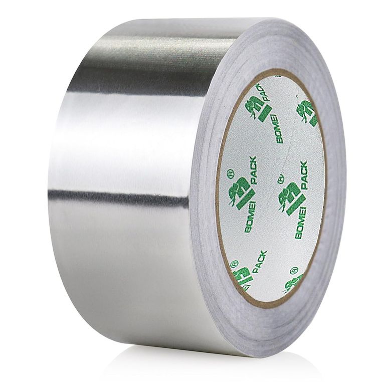6 Cintas Huincha De Aluminio Adhesiva 5cm x 10m