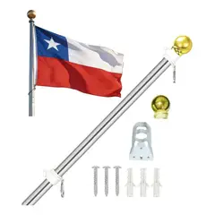 KUANGYE - Soporte De Aluminio Para Banderas De 170cm