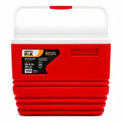NORTH PAK - Cooler Nevera Portátil Primero 25 Litros Rojo NorthPak