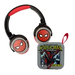 VAIS - Combo Audifonos Niños + Parlante Bluetooth Spider-Man 2 Marvel