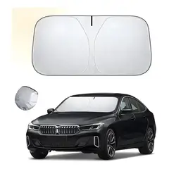 GENERICO - 145 x 80 Cm Parasol Parabrisas Plegable Para Coche Delantero Camión SUV