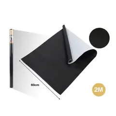 GENERICO - PAPEL ADHESIVO DECOMURAL 2M X 60CM NEGRO