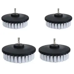 KUANGYE - Cepillo Para Taladro De Cerdas Suave De 5 Pulgadas 4unidades