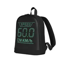 GENERICO - Mochila Con Pantalla Led Interactiva Desde App 30×43×13 Cm