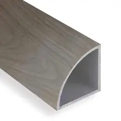 DOER - Cuarto Rodon piso SPC Gris Moka16.5x28x2400mm