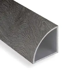 DOER - Cuarto Rodon piso SPC Gris Biselado16.5x28x2400mm