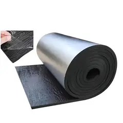 GENERICO - Espuma Aislante Algodón Aluminio de 1mt 5mm Autoadhesiva Plateado