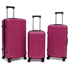 AMELIA - Set De 3 Maletas De Viajes De 10 15 Y 23 Kilos Colores Vivos